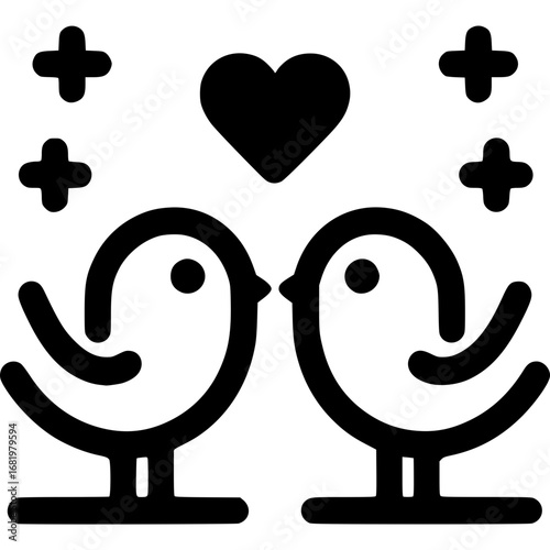 Love Birds Icon - 12