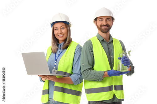 Agricultural engineers with...