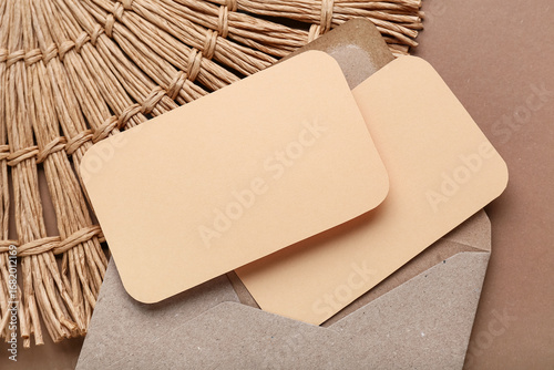 Composition with blank card...