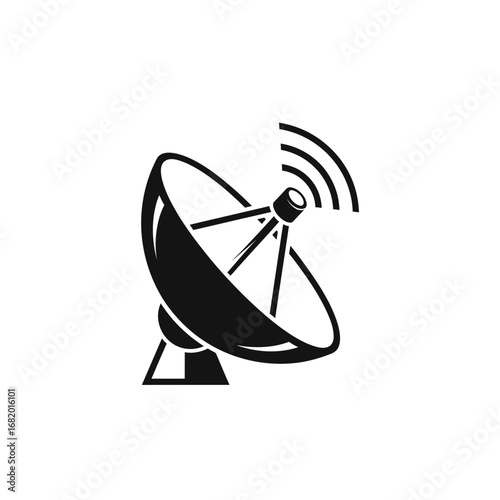 Satellite Dish Antenna for Communication and Data Transmission.
