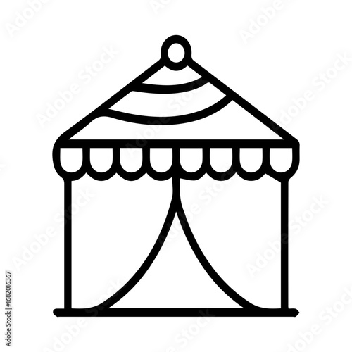 Circus Tent Icon