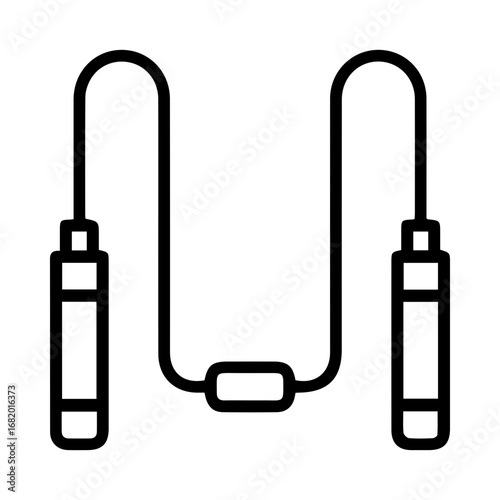 Skipping Rope Outline Icon
