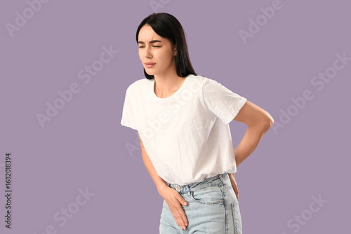 Young woman suffering from ...