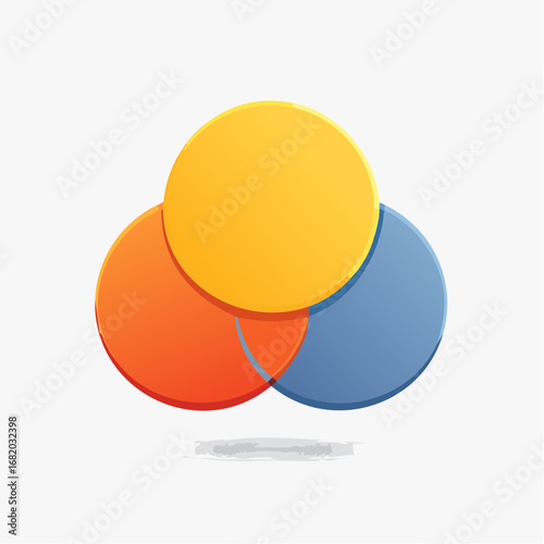 Overlapping Circles Graphic Design