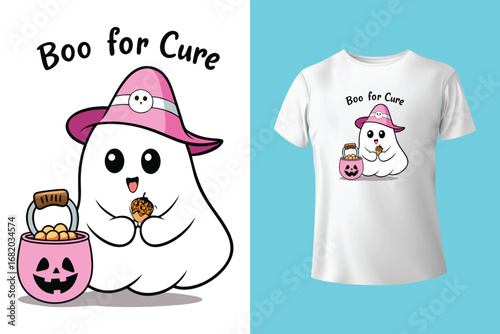Halloween T-shirt design costume template. Happy Halloween scary trendy vector t-shirt design. Halloween vector clothing apparel t-shirt design
