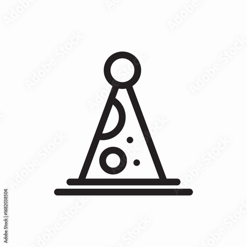 icon vector party hat