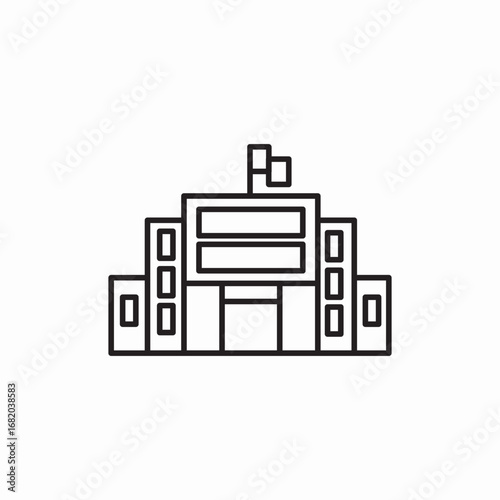 icon vector hospital  clinic 