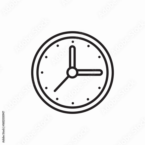 icon vector time clock 