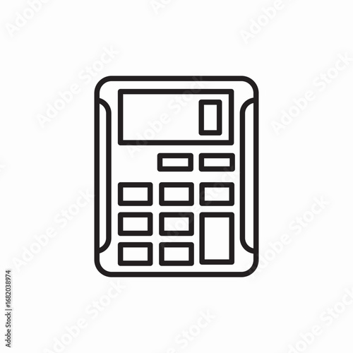 icon vector calculator adding machine