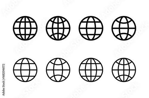 Web icon logo design. go to web sign and symbol. web click icon. Global search icon
