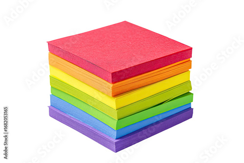 Stack of colorful sticky notes (2)