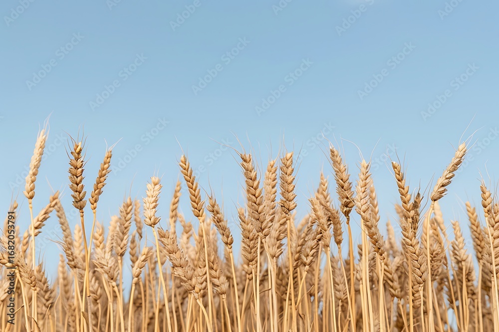 Fototapeta premium Organic wheat farm beautiful high resolution picture