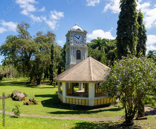 Suva Botanical Garden (Thurston Gardens), Suva. Fiji, South Pacific Ocean. Built on the original grounds of the city of Suva, burnt down after a bloody fight iand massacre n 1843