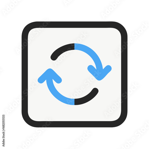 sync icon and logo for digital platforms
