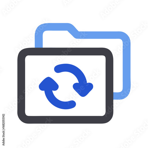 sync icon and logo for digital platforms