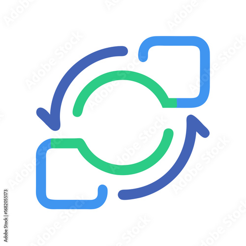 sync icon and logo for digital platforms