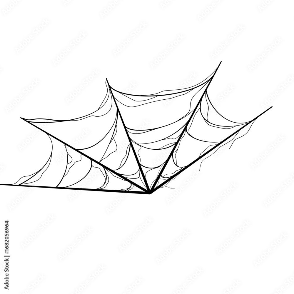 Fototapeta premium spiderwebs halloween ornaments decoration