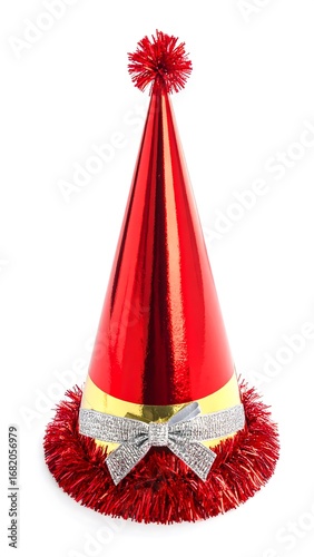 Red party cone hat