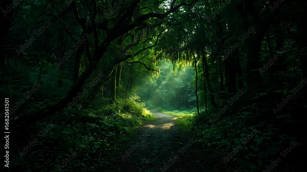 Obraz premium The Embrace of the Forest (Forest Embrace)