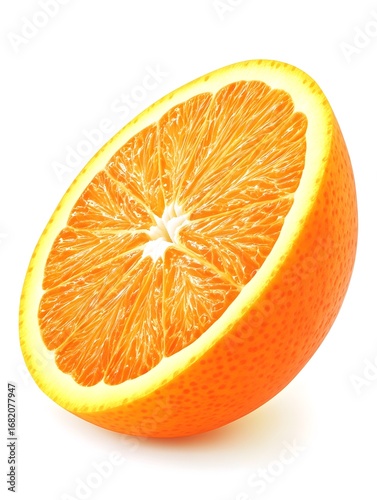 Fresh Sliced Organic Orange - Juicy, Colorful, and Vitamin C Rich Citrus Fruit