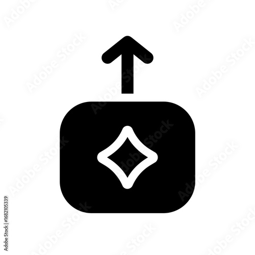 upscale glyph icon