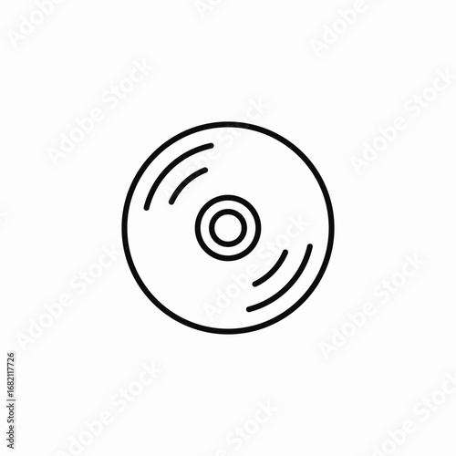 cd dvd disk icon sign vector