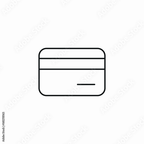 credit card icon sign vector