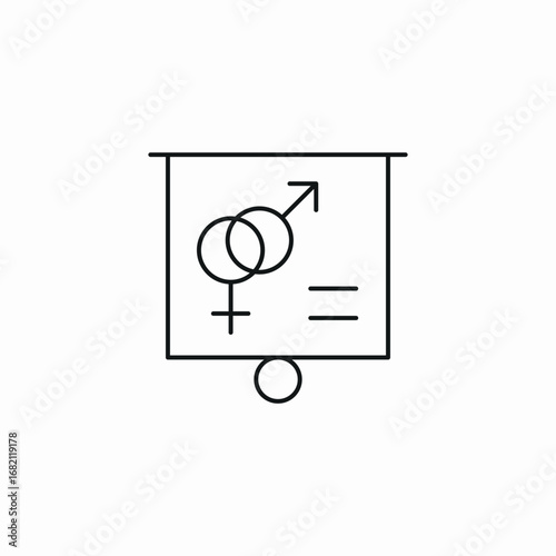 gender equality icon sign vector