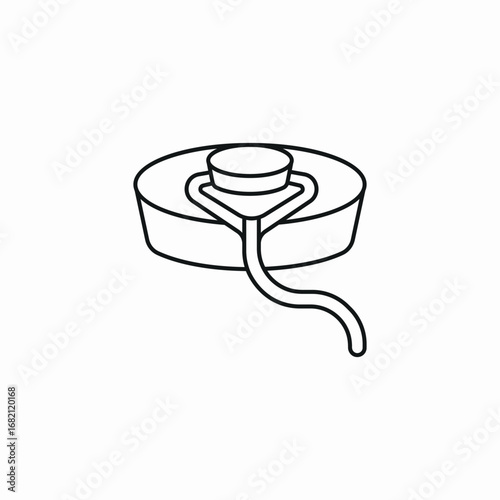 medical stethoscope icon sign vector