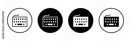 Keyboard icon symbol for apps and websites. keyboard sign and symbol