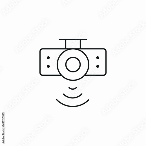 security camera icon sign vector