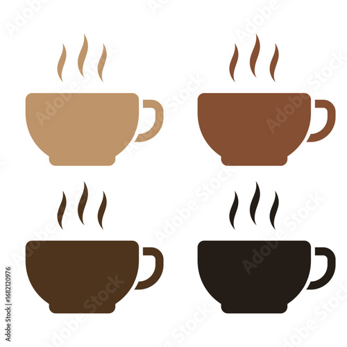 Coffee cup multiple colours