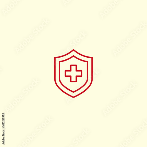 Medical Immune System Defense Icon flat vector design