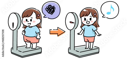 ダイエットに成功した女の子