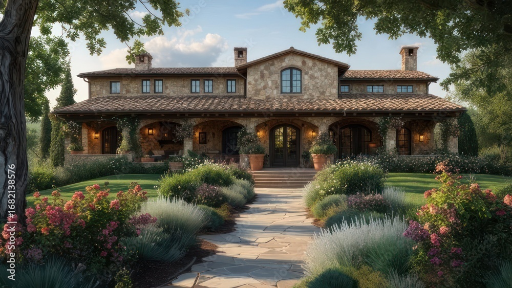 Fototapeta premium Rustic Tuscan Villa