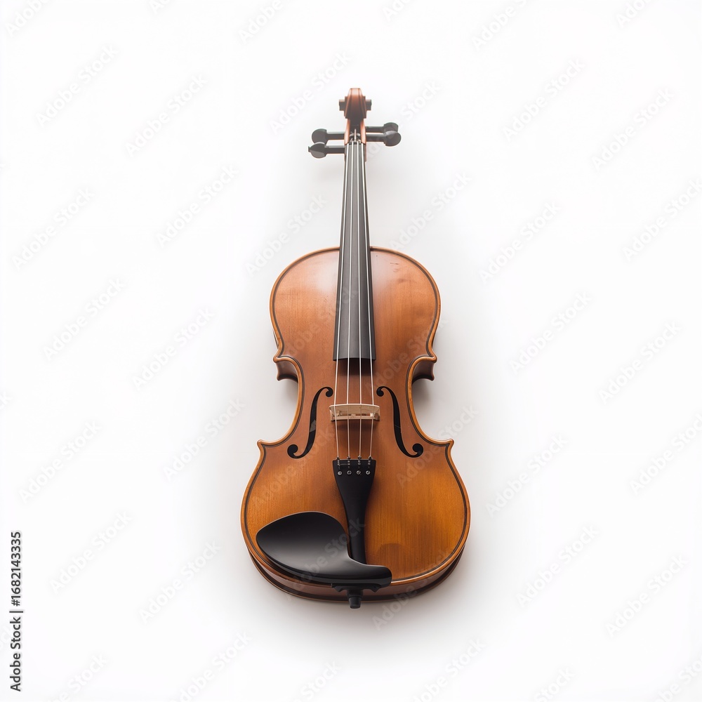 Fototapeta premium violin on white background