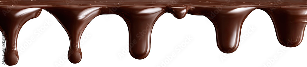 Obraz premium Dripping molten chocolate