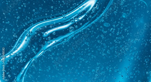 Abstract blue gel texture background