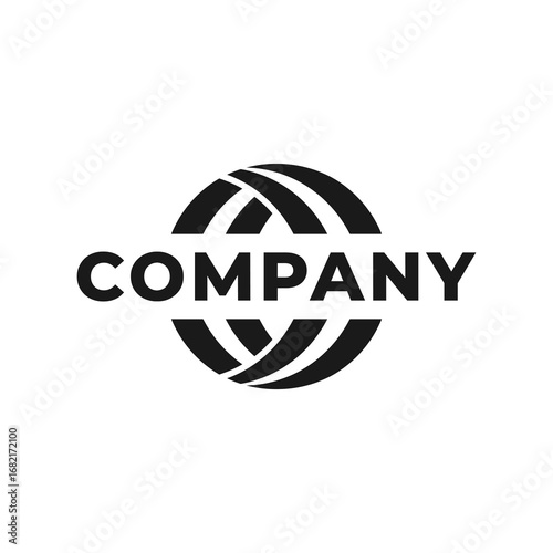 generic circle logo design , business logo , vector , symbol , company logo,background, emblem, swirl, infinity, circular	