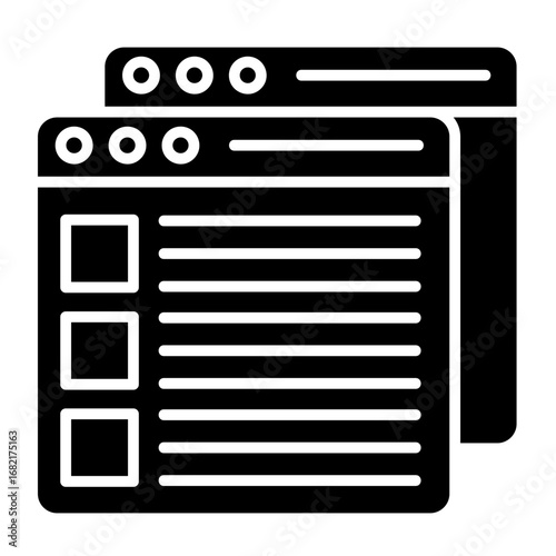 Website  Icon Set Multiple Style Collection