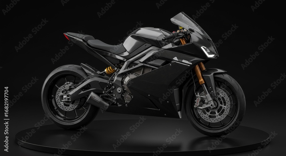 Obraz premium Modern motorcycle design studio shot