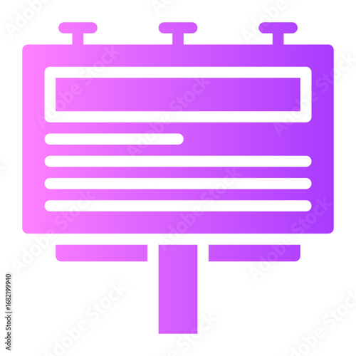billboard gradient icon