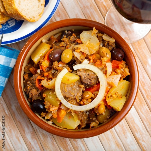 Wallpaper Mural Hearty stew with vegetables Torontodigital.ca