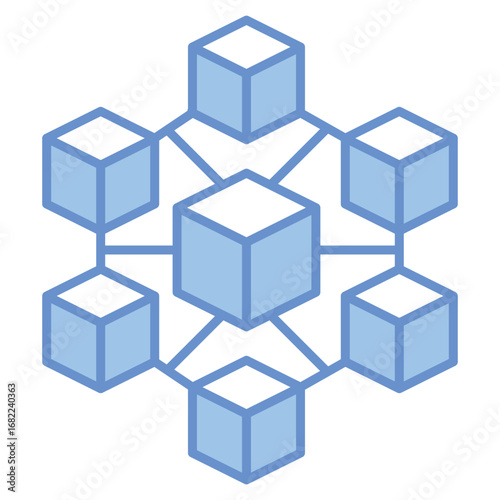 Blockchain  Icon Set Multiple Style Collection