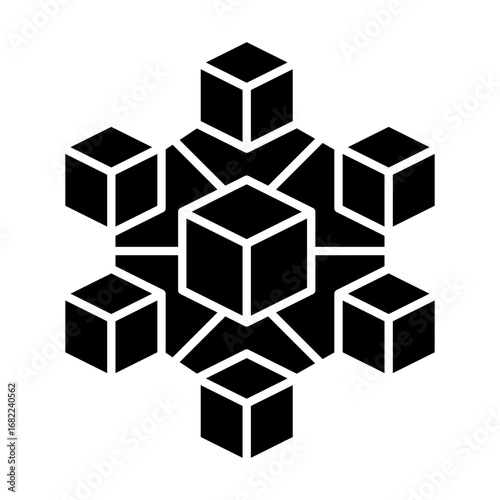Blockchain  Icon Set Multiple Style Collection