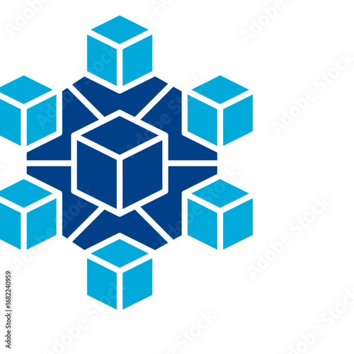 Blockchain  Icon Set Multiple Style Collection