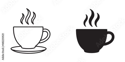 Apple Icons Outline & Solid Vector Graphics