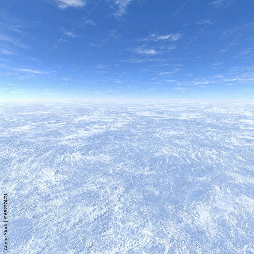 Fototapeta premium High-altitude, light blue, textured expanse