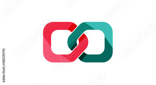 Innovative abstract geometric shapes representing connectivity and modern design principles