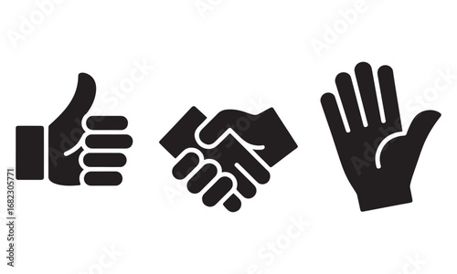 Diverse Hand Gestures Symbolizing Agreement Partnership and Openness An Inclusive Depiction of Positive Interactions and Collaboration